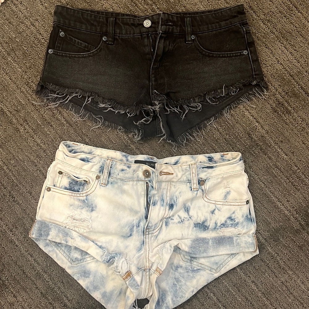 Volcom & Billabong jean shorts